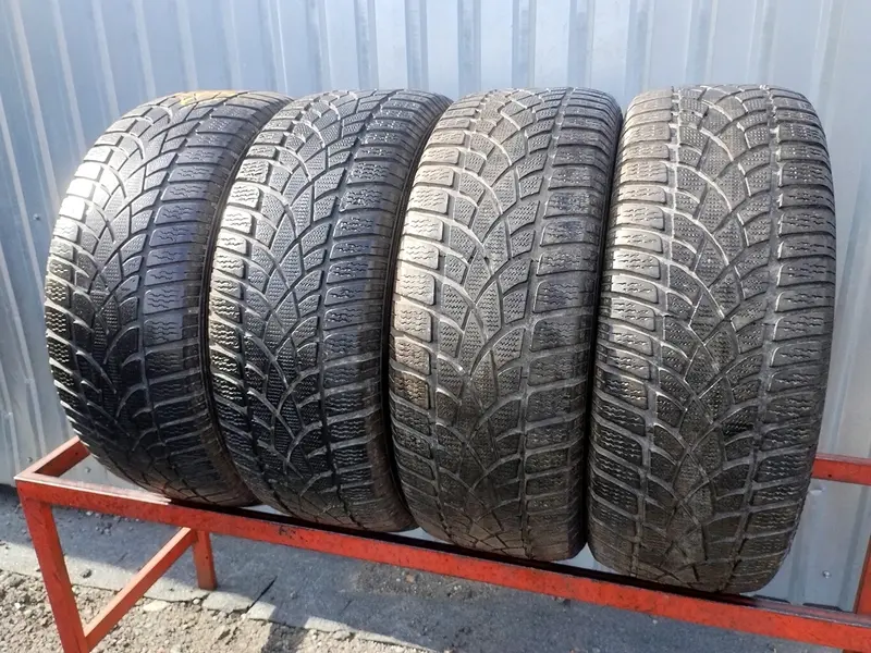 Комплект б/у шин 225/55 R16 Dunlop SP Winter Sport 3D