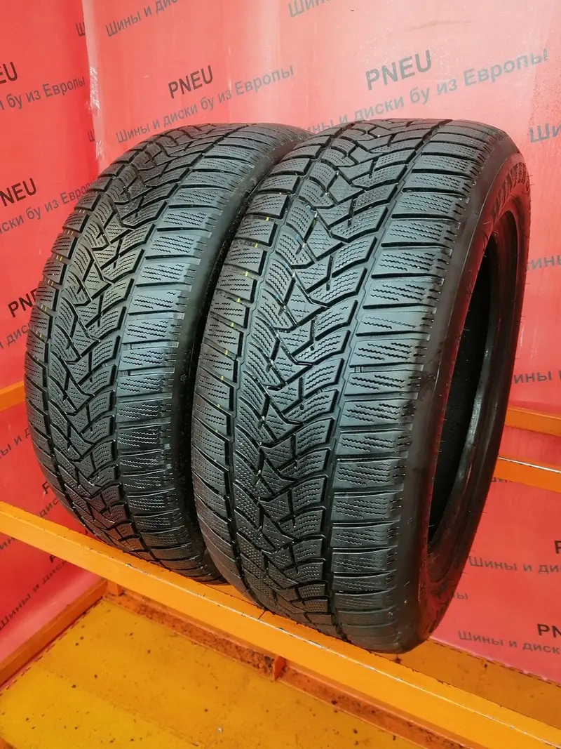 Пара б/у шин 225/55 R16 Dunlop Winter Sport 5