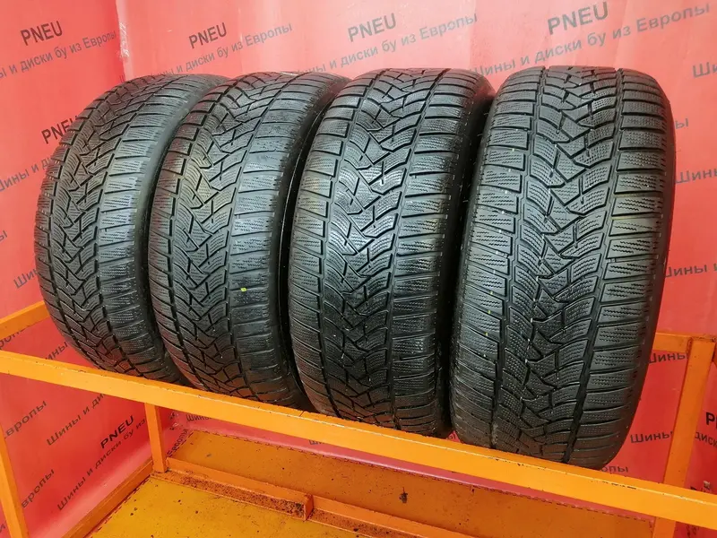 Комплект б/у шин 225/55 R16 Dunlop Winter Sport 5