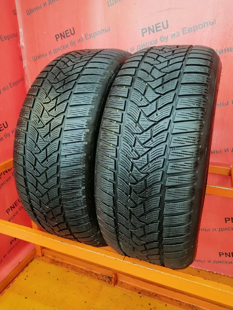 Пара б/у шин 225/55 R16 Dunlop Winter Sport 5
