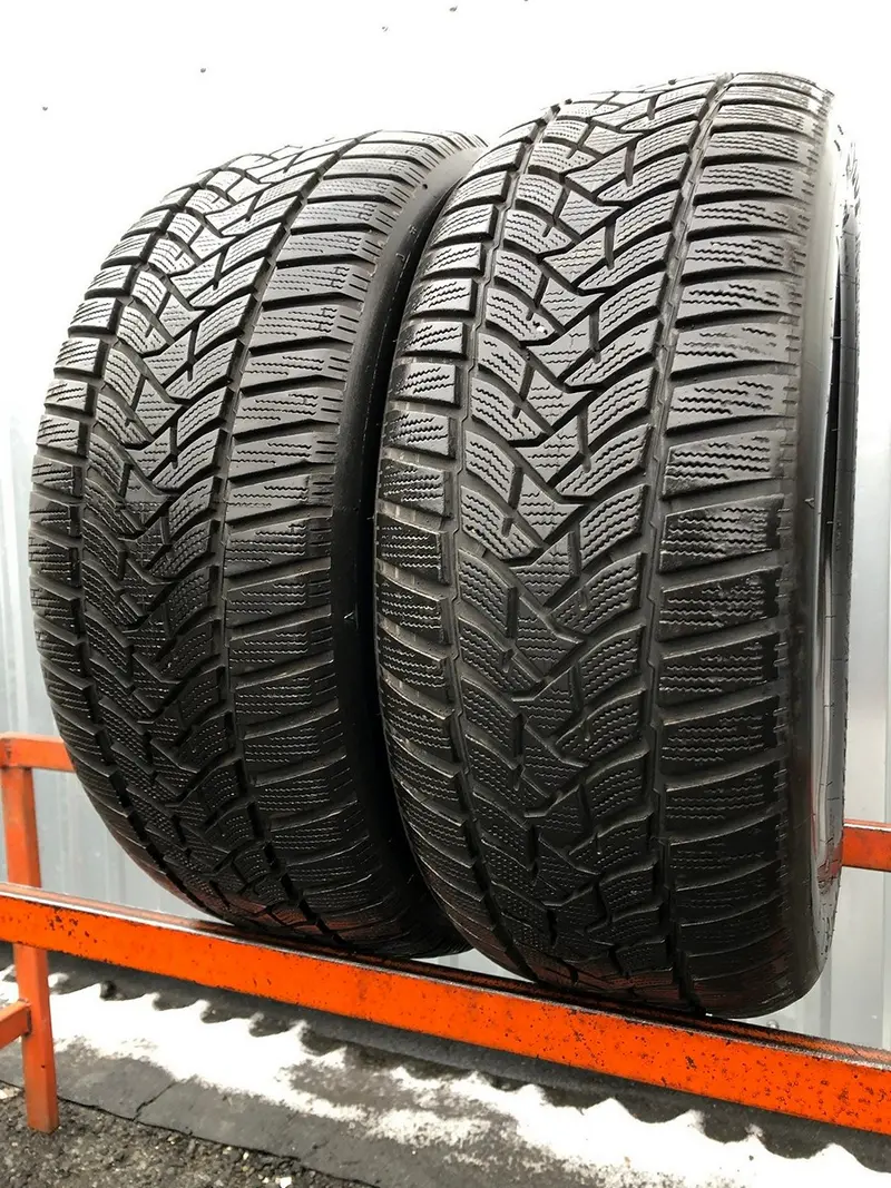 Пара б/у шин 225/55 R16 Dunlop Winter Sport 5