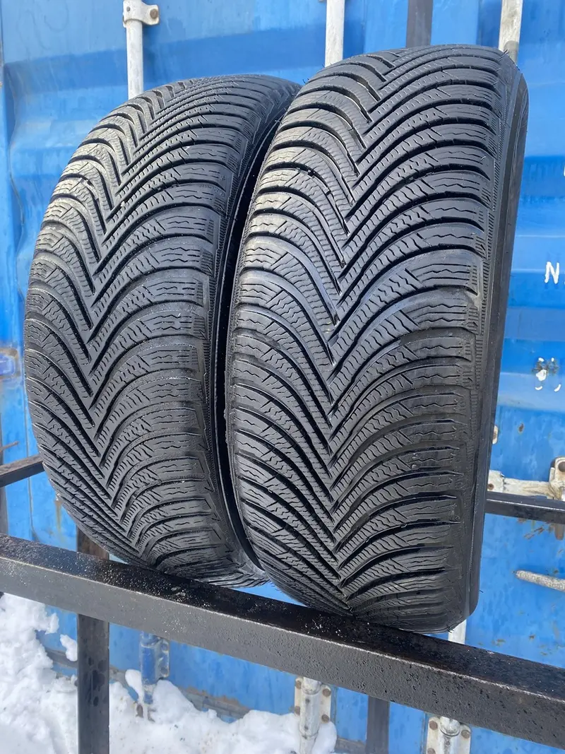 Пара б/у шин 225/55 R16 Michelin Alpin 5