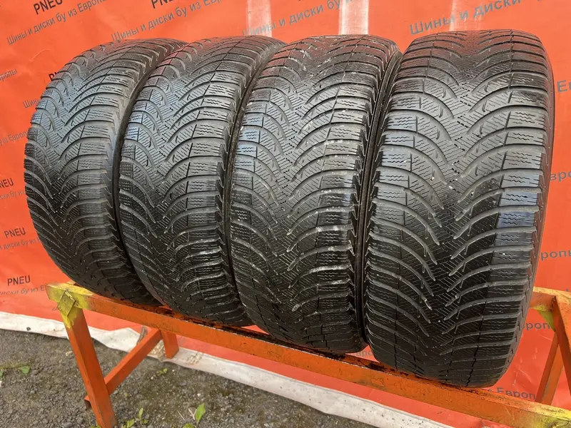 Комплект б/у шин 225/55 R16 Michelin Alpin A4