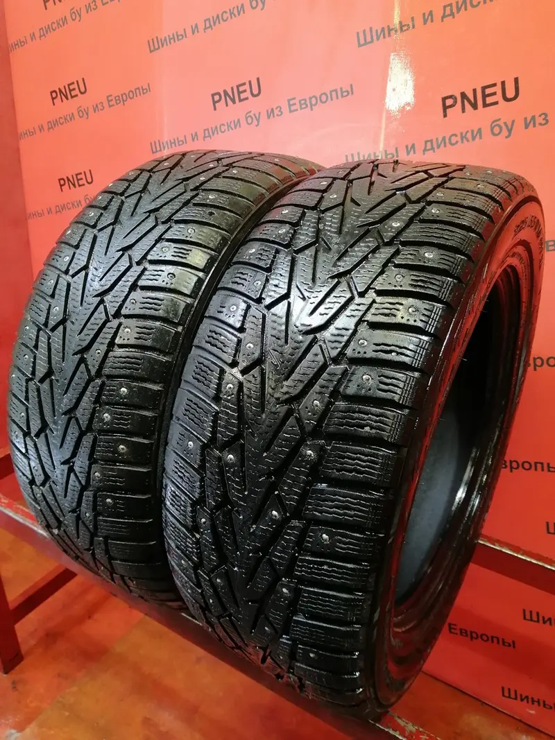 Пара б/у шин 225/55 R16 Nokian Hakkapeliitta 7