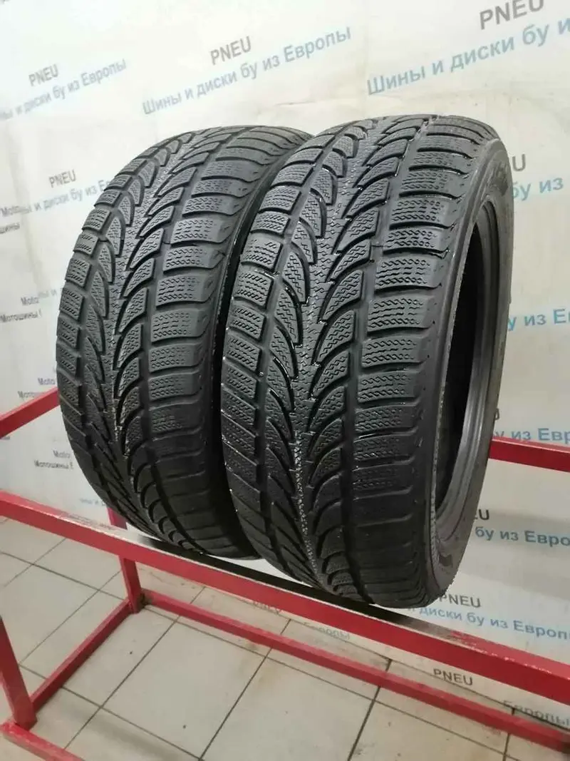 Пара б/у шин 225/55 R16 Nokian W+