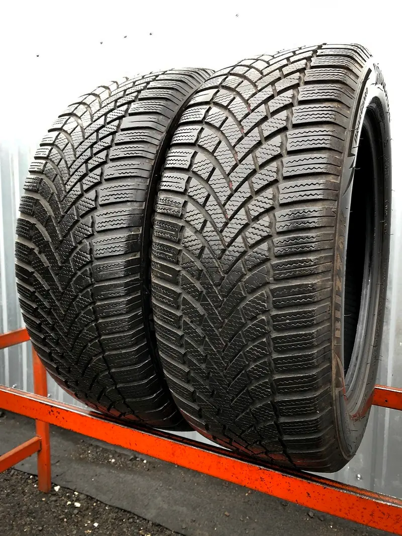 Пара б/у шин 225/55 R17 Bridgestone Blizzak LM-005 RunFlat