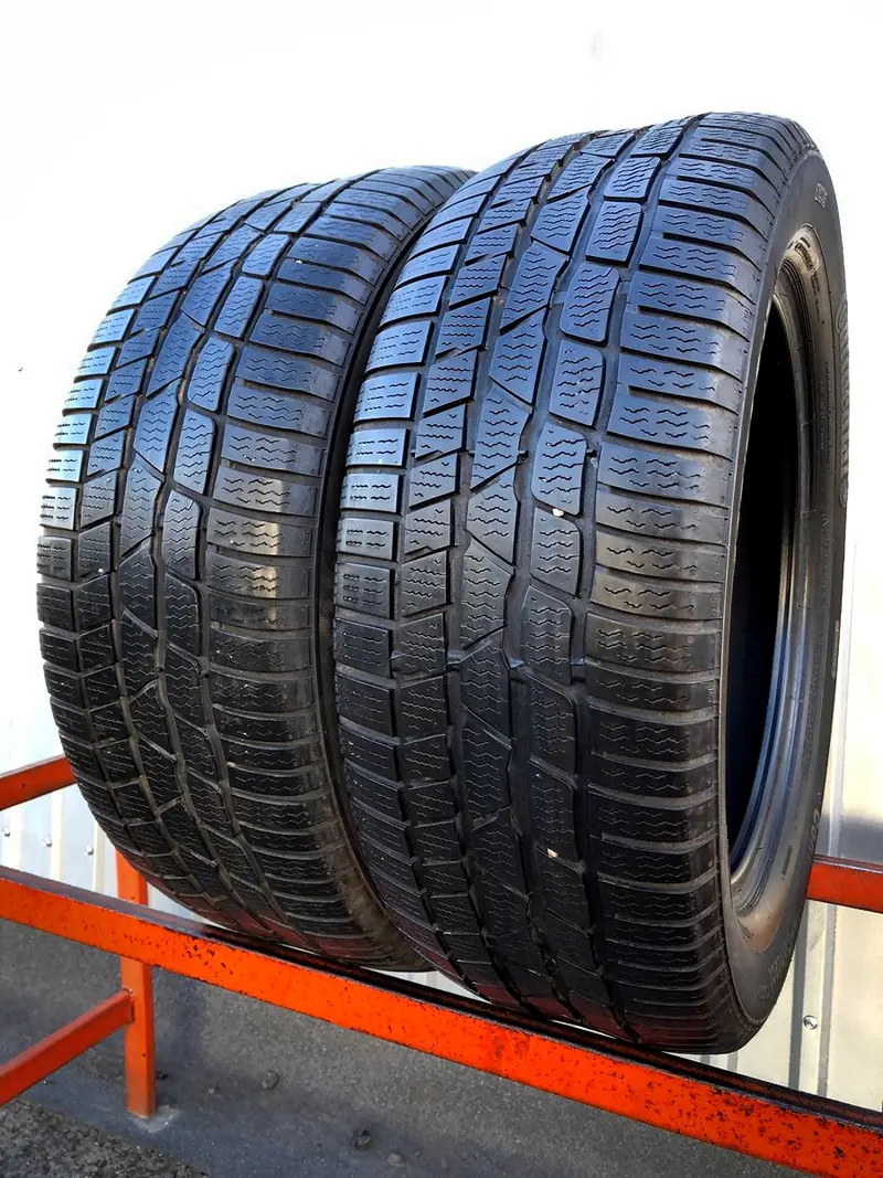 Пара б/у шин 225/55 R17 Continental ContiWinterContact TS 830 P