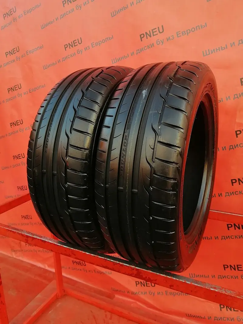 Пара б/у шин 225/55 R17 Dunlop SP Sport Maxx RT