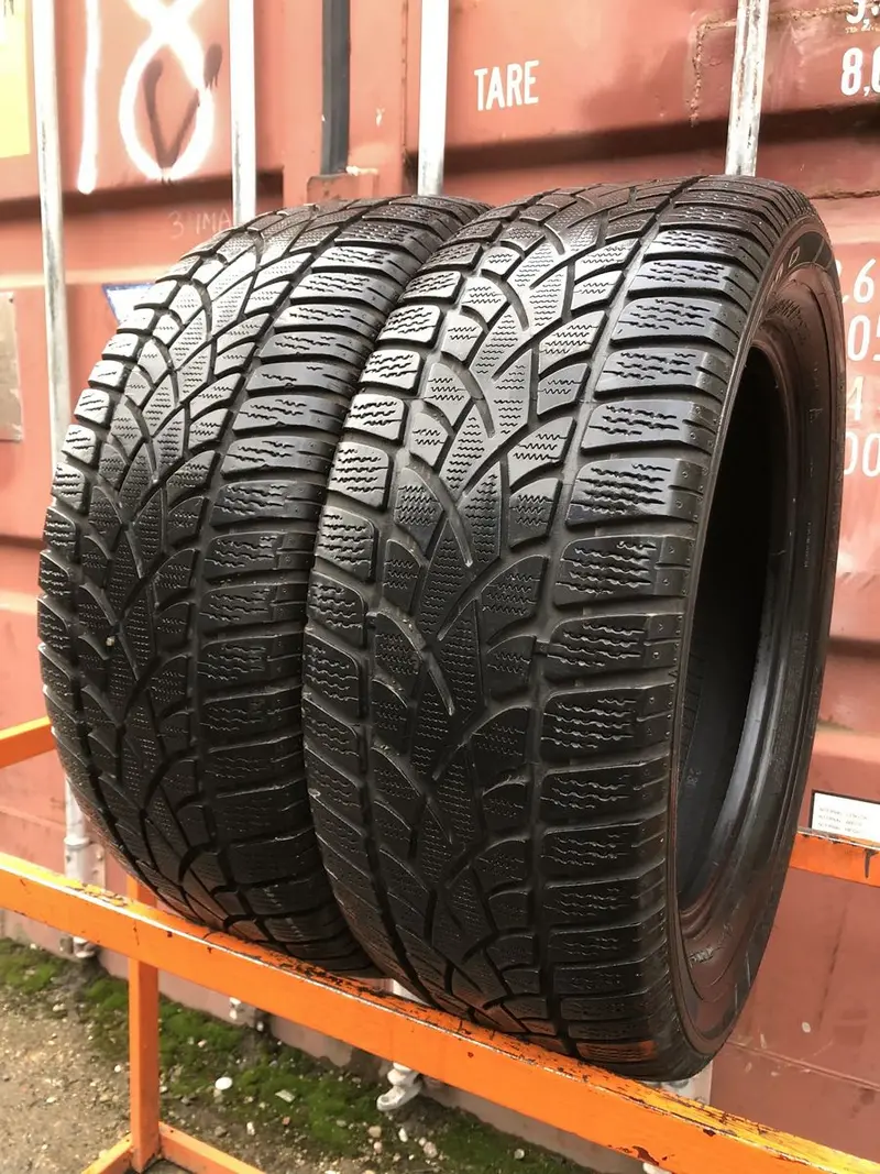 Пара б/у шин 225/55 R17 Dunlop SP Winter Sport 3D