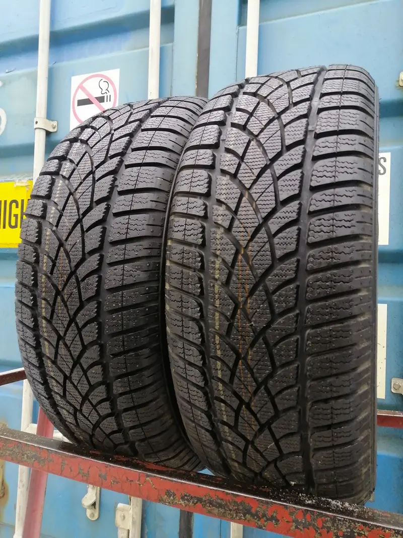 Пара б/у шин 225/55 R17 Dunlop SP Winter Sport 3D, фото 1
