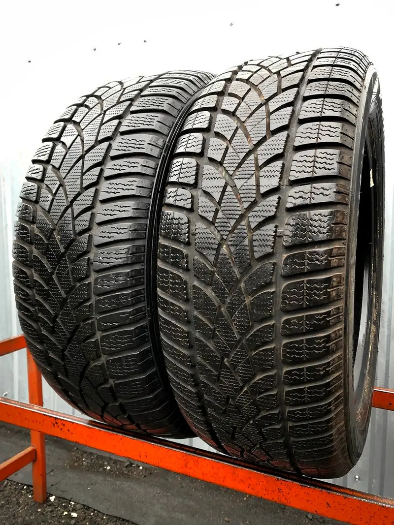 Пара б/у шин 225/55 R17 Dunlop SP Winter Sport 3D RunFlat