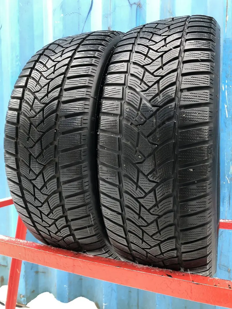 Пара б/у шин 225/55 R17 Dunlop Winter Sport 5