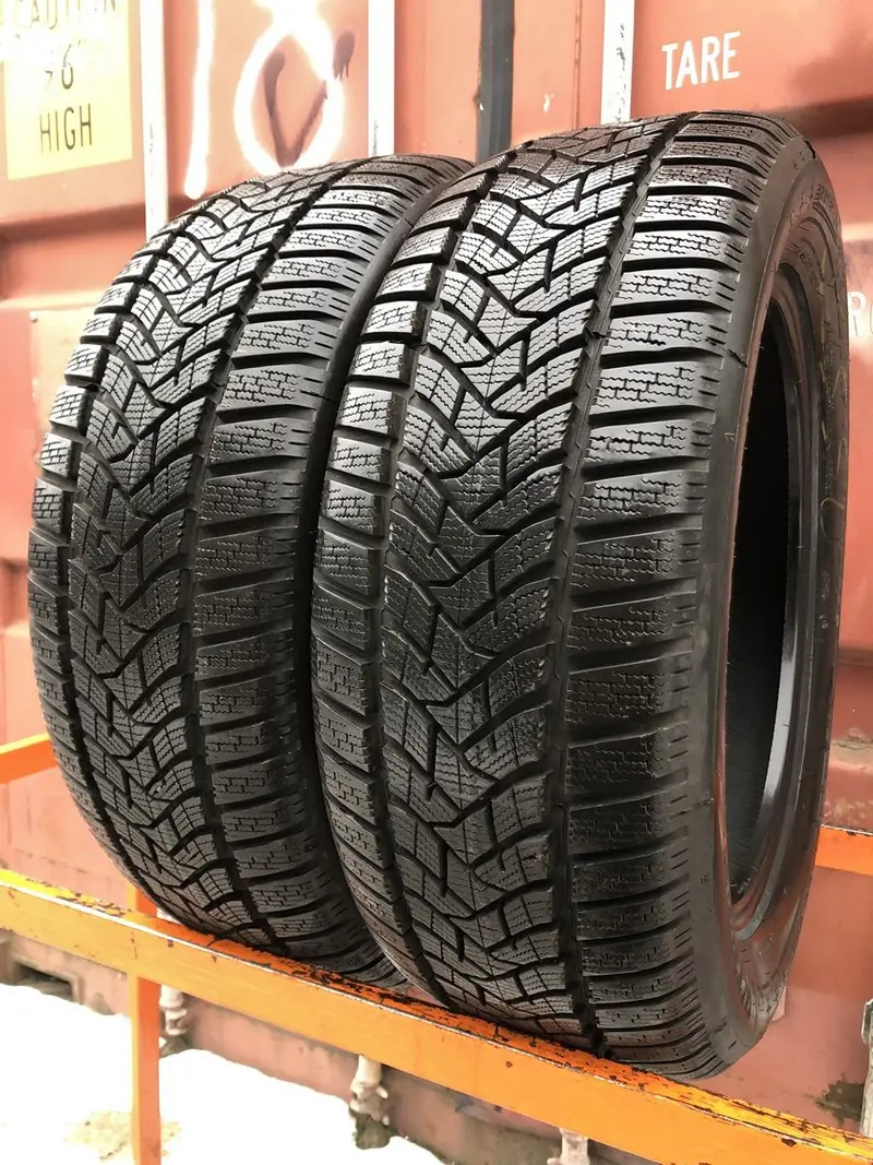Пара б/у шин 225/55 R17 Dunlop Winter Sport 5