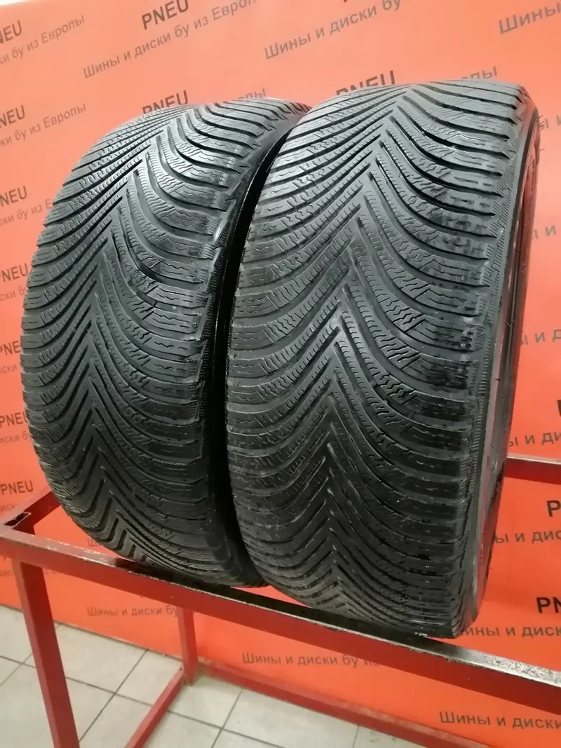 Пара б/у шин 225/55 R17 Michelin Alpin 5