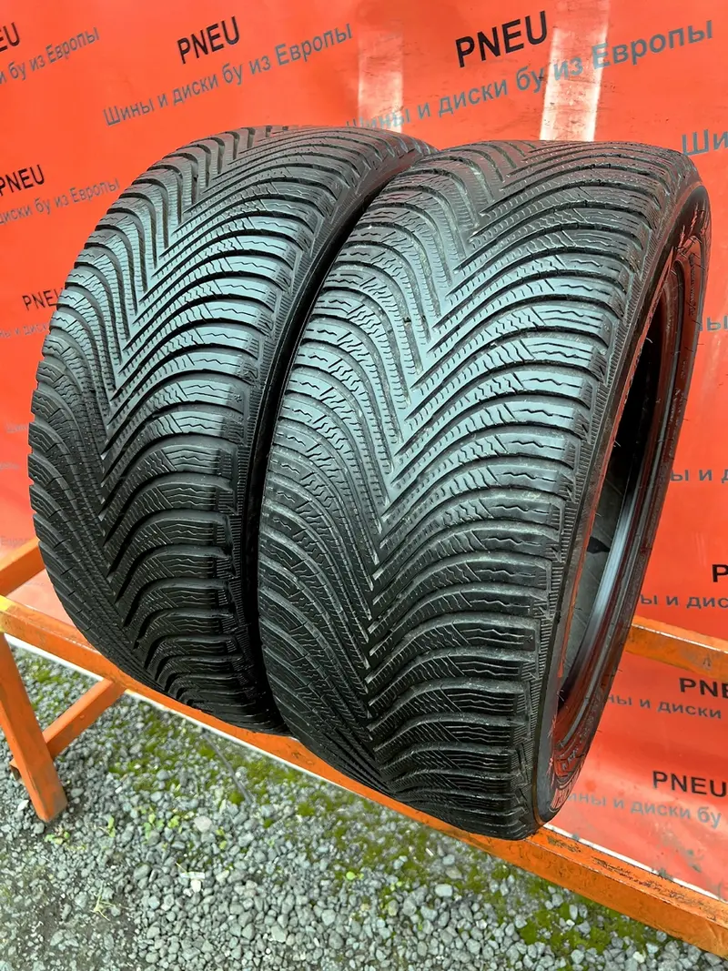 Пара б/у шин 225/55 R17 Michelin Alpin 5