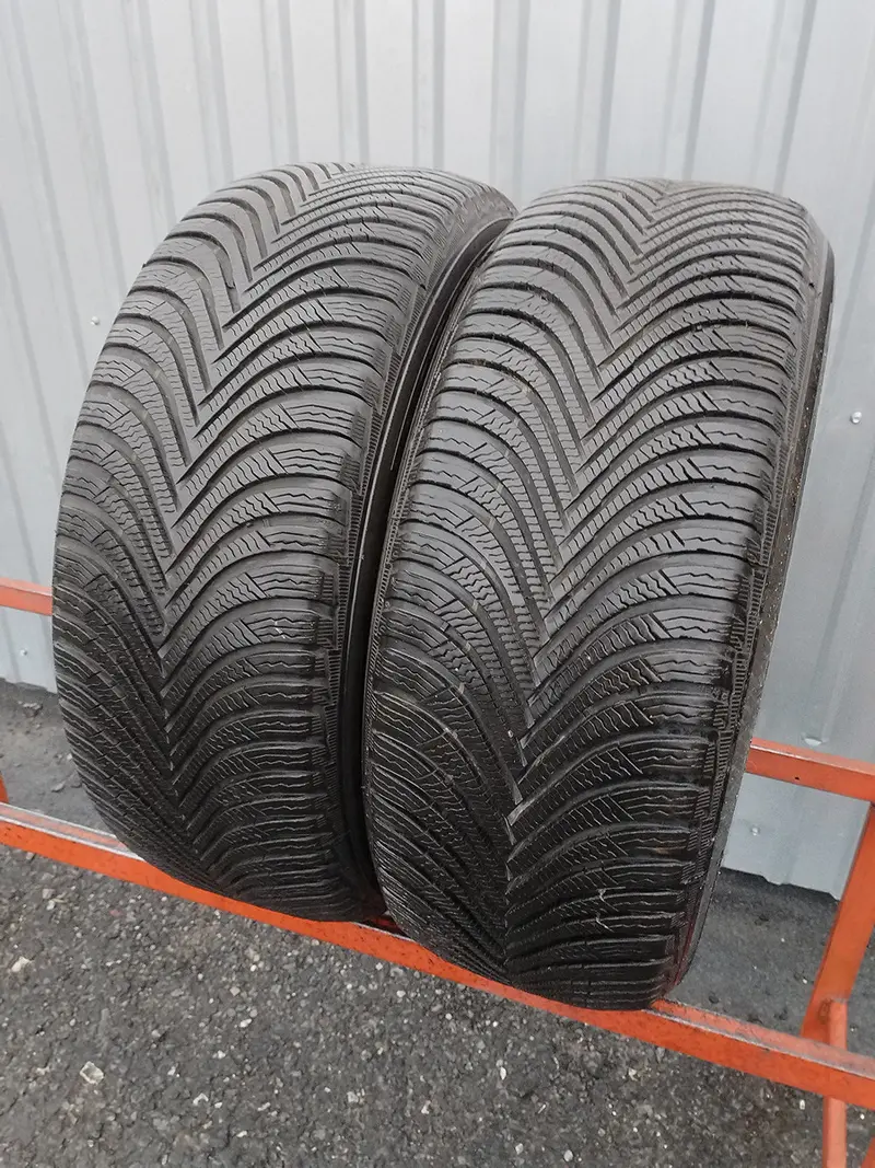 Пара б/у шин 225/55 R17 Michelin Alpin 5, фото 1