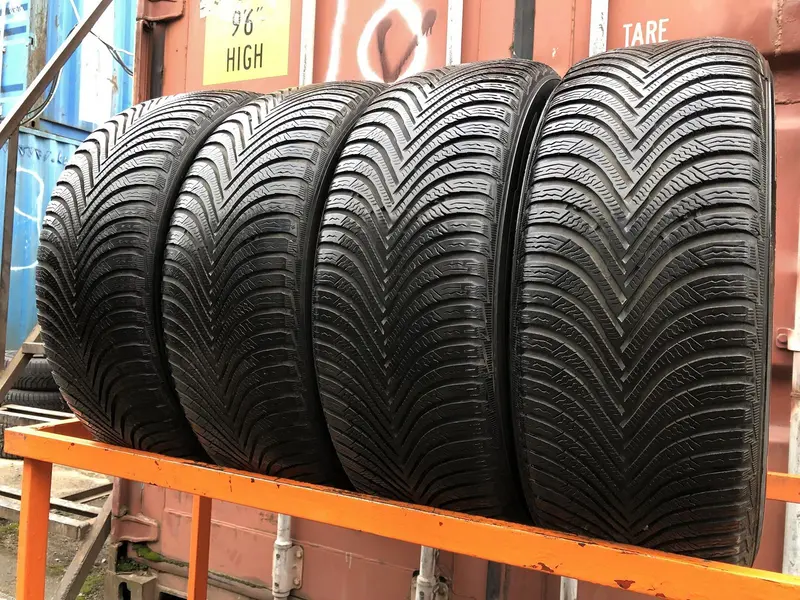Комплект б/у шин 225/55 R17 Michelin Alpin 5, фото 1