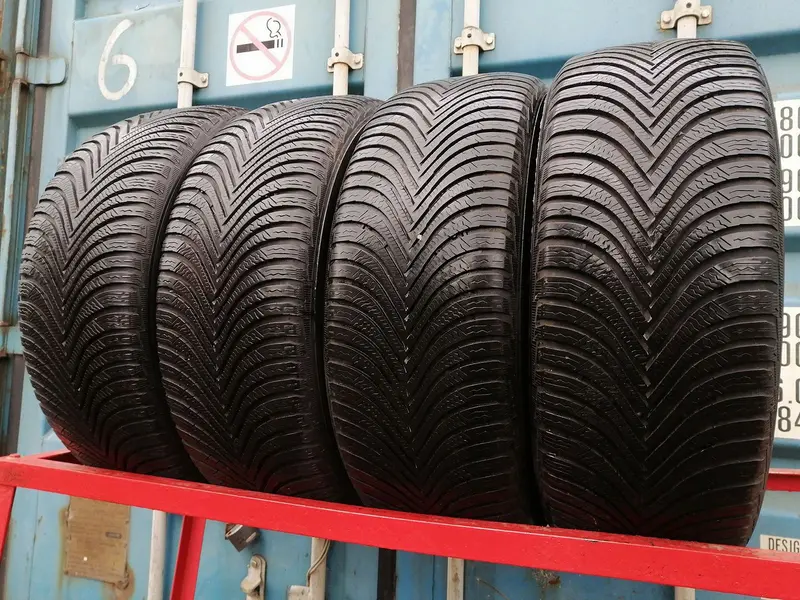 Комплект б/у шин 225/55 R17 Michelin Alpin 5, фото 1