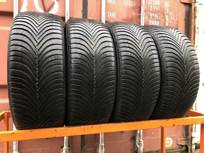 Комплект б/у шин 225/55 R17 Michelin Alpin 5, фото 1