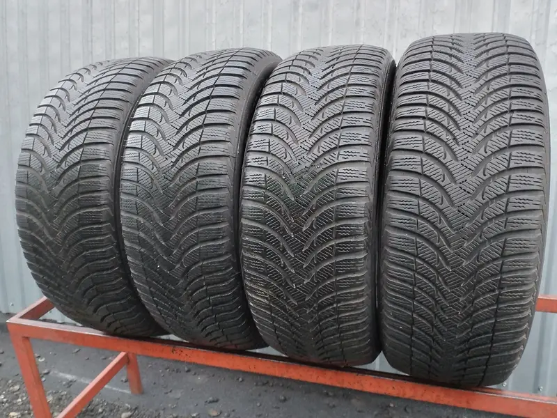 Комплект б/у шин 225/55 R17 Michelin Alpin A4, фото 1