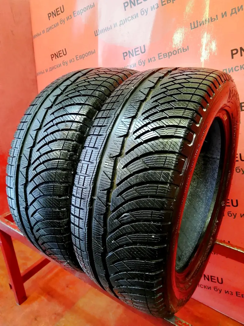 Пара б/у шин 225/55 R17 Michelin Pilot Alpin PA 4 RunFlat