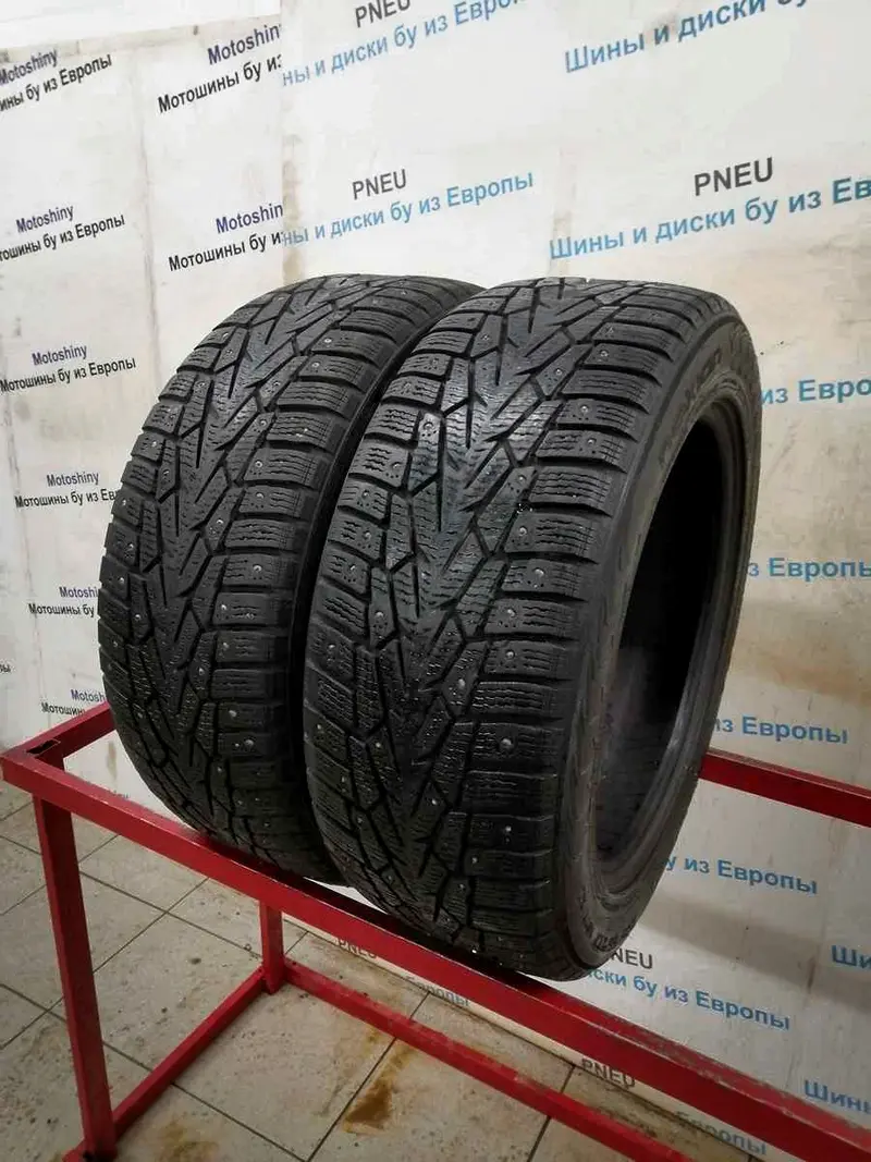 Пара б/у шин 225/55 R17 Nokian Hakkapeliitta 7