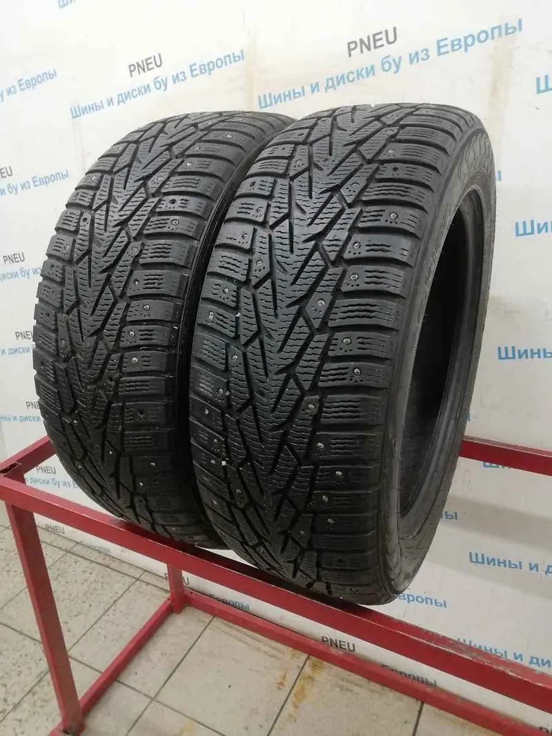 Пара б/у шин 225/55 R17 Nokian Hakkapeliitta 7
