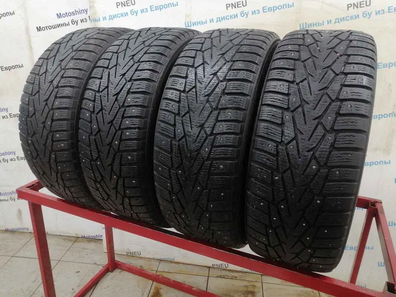 Комплект б/у шин 225/55 R17 Nokian Hakkapeliitta 7, фото 1