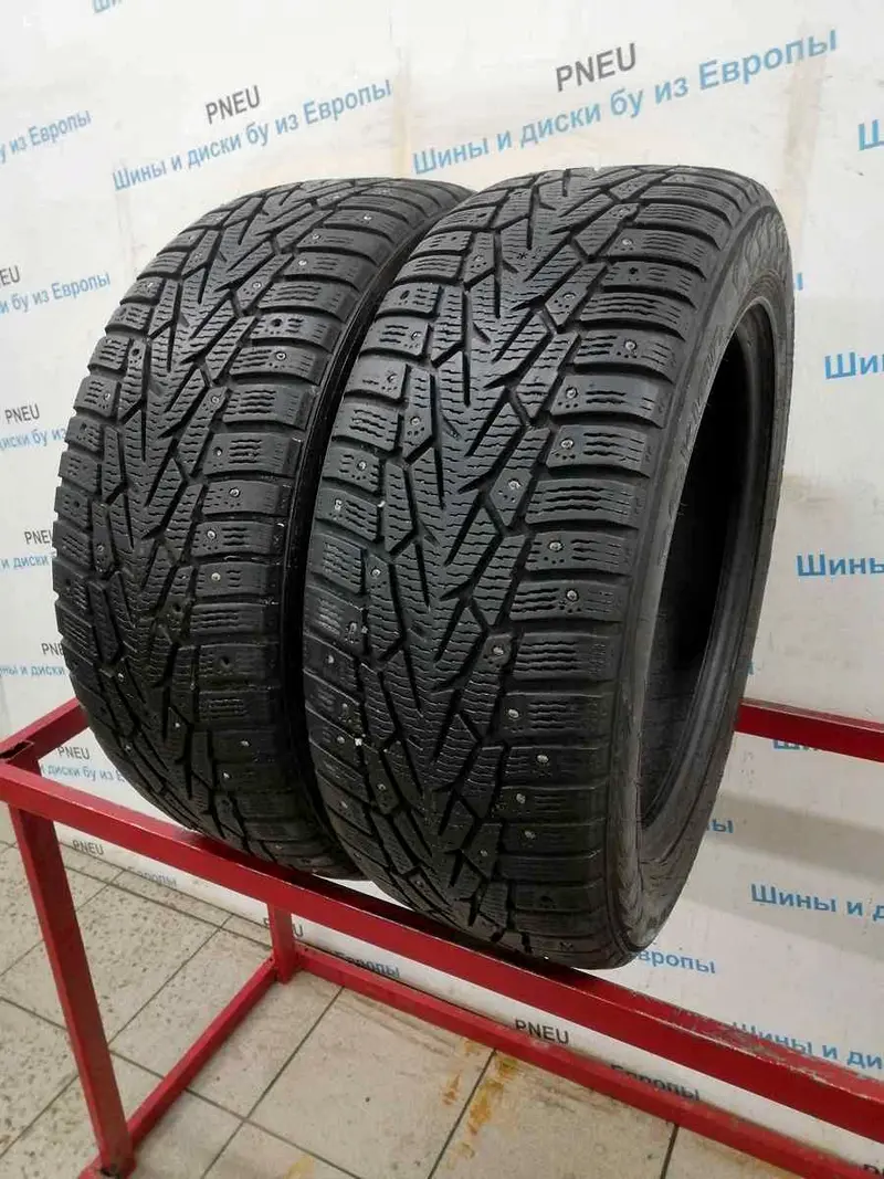 Пара б/у шин 225/55 R17 Nokian Hakkapeliitta 7 RunFlat