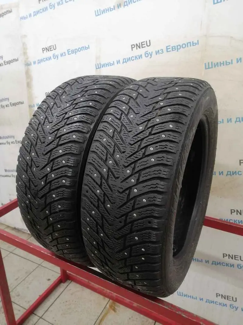 Пара б/у шин 225/55 R17 Nokian Hakkapeliitta 8