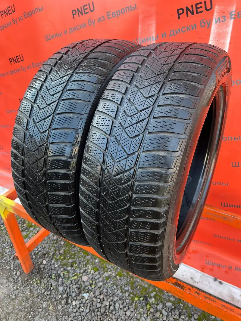 Пара б/у шин 225/55 R17 Pirelli Winter Sottozero 3
