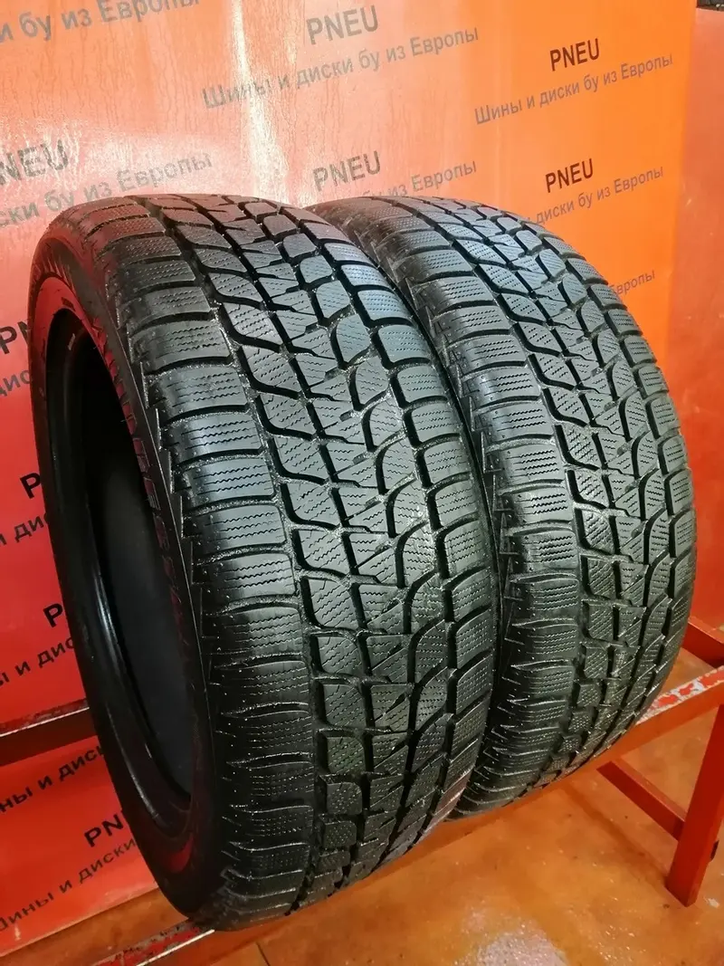 Пара б/у шин 225/55 R18 Bridgestone Blizzak LM25