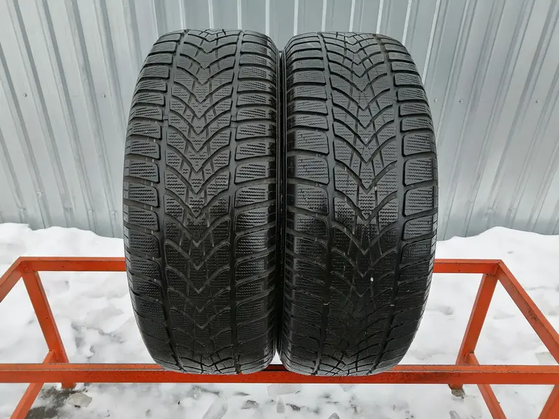 Пара б/у шин 225/55 R18 Dunlop SP Winter Sport 4D