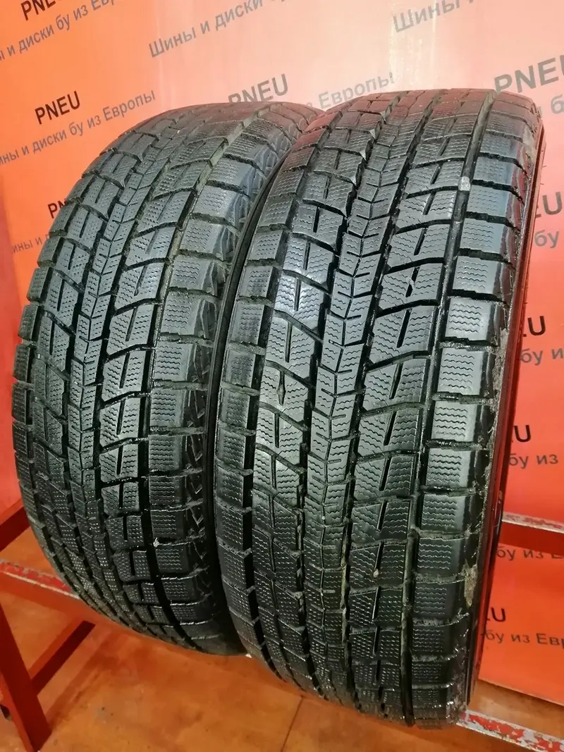 Пара б/у шин 225/55 R18 Dunlop Winter Maxx SJ8