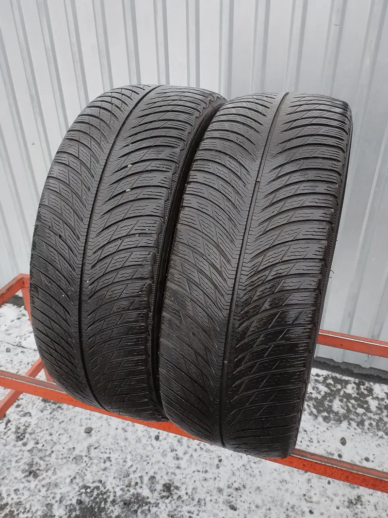 Пара б/у шин 225/55 R18 Michelin Pilot Alpin 5