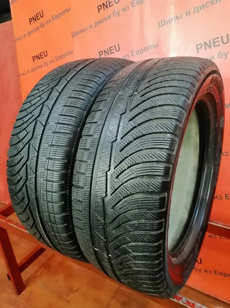 Пара б/у шин 225/55 R18 Michelin Pilot Alpin PA 4