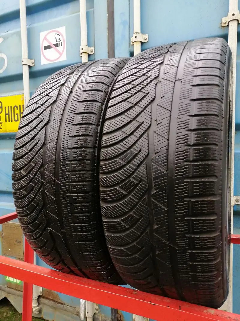 Пара б/у шин 225/55 R18 Michelin Pilot Alpin PA 4