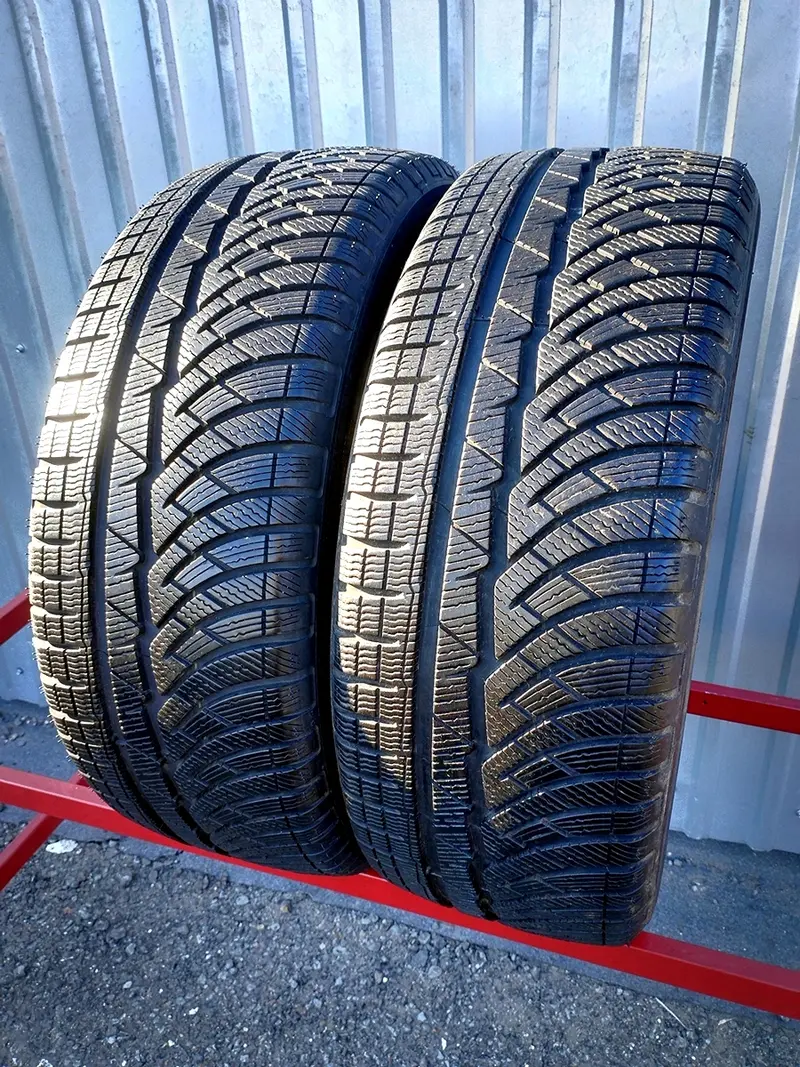Пара б/у шин 225/55 R18 Michelin Pilot Alpin PA 4