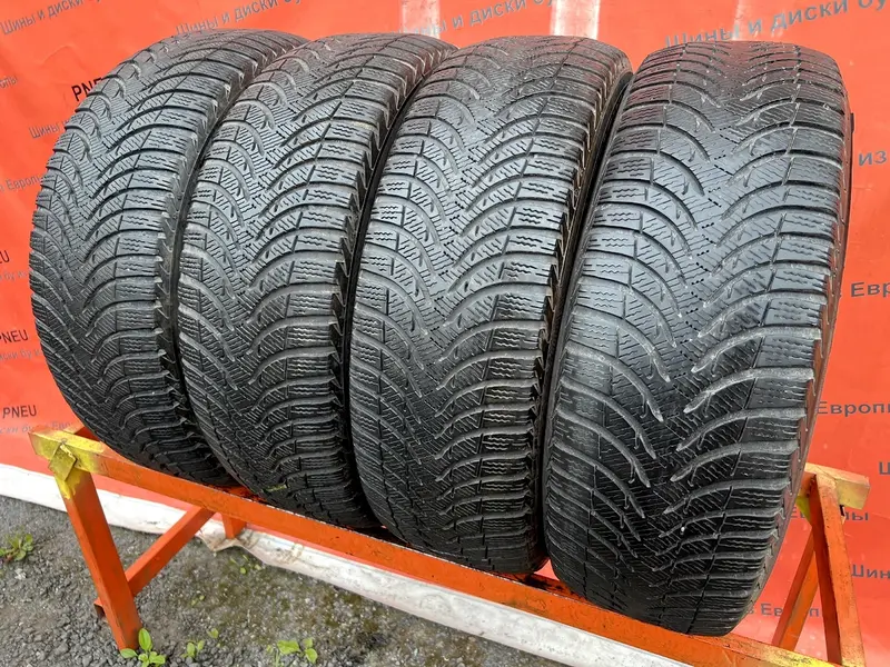 Комплект б/у шин 225/60 R16 Michelin Alpin A4