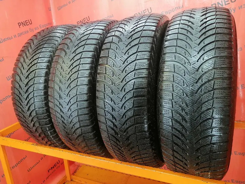 Комплект б/у шин 225/60 R16 Michelin Alpin A4