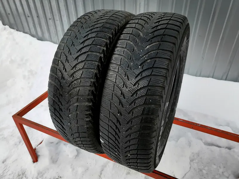 Пара б/у шин 225/60 R16 Michelin Alpin A4