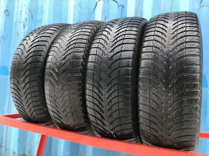 Комплект б/у шин 225/60 R16 Michelin Alpin A4, фото 1