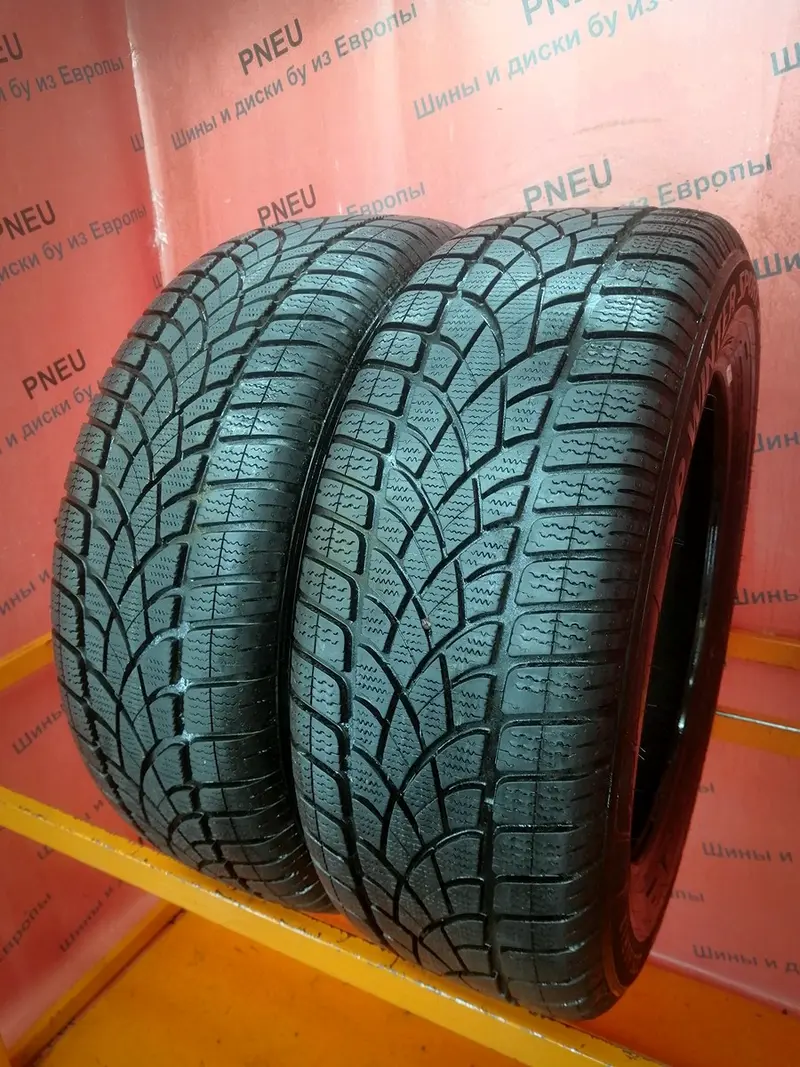Пара б/у шин 225/60 R17 Dunlop SP Winter Sport 3D RunFlat