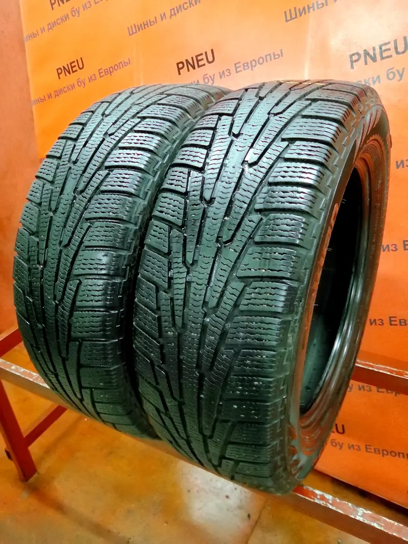 Пара б/у шин 225/60 R17 Nokian Hakkapeliitta R RunFlat