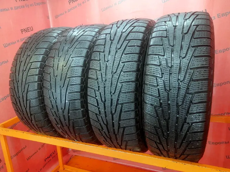 Комплект б/у шин 225/60 R17 Nokian Hakkapeliitta R RunFlat, фото 1