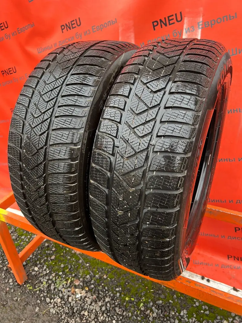 Пара б/у шин 225/60 R17 Pirelli Winter Sottozero 3