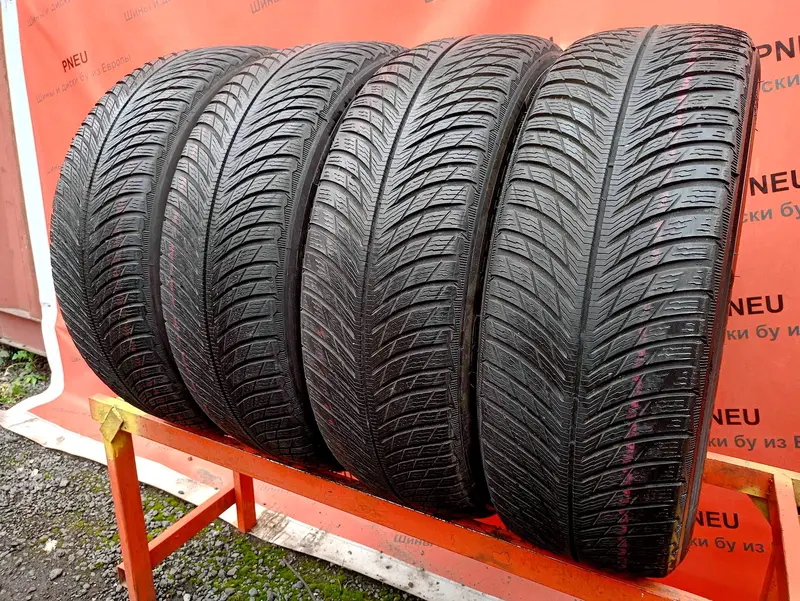 Комплект б/у шин 225/60 R18 Michelin Pilot Alpin 5 RunFlat