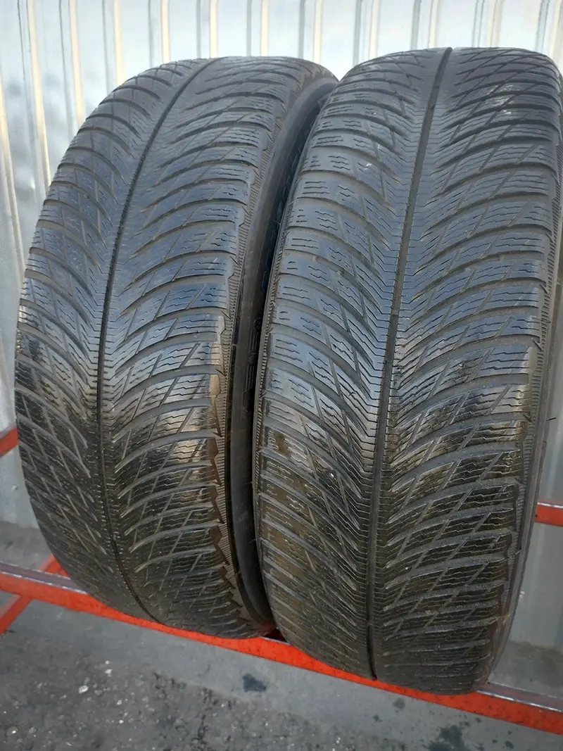 Пара б/у шин 225/60 R18 Michelin Pilot Alpin 5 RunFlat, фото 1