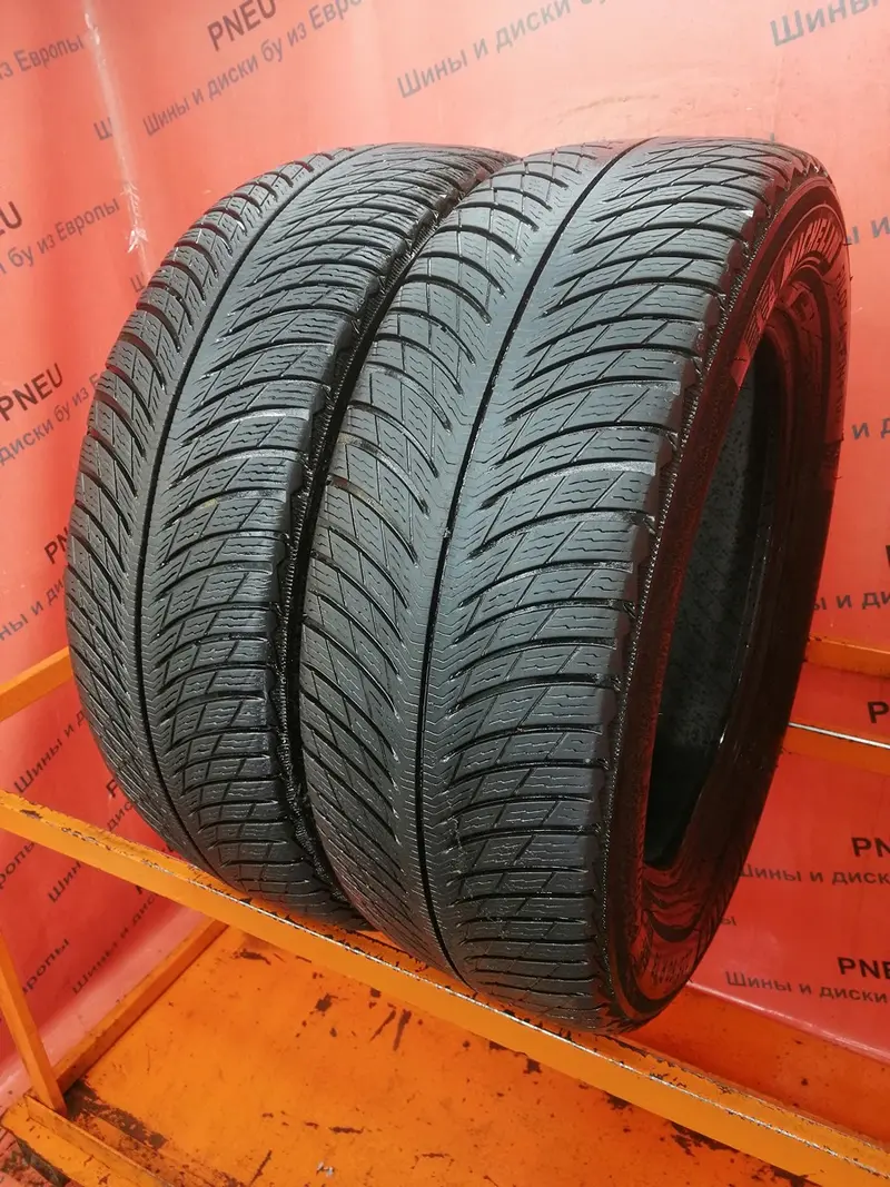 Пара б/у шин 225/60 R18 Michelin Pilot Alpin 5 SUV