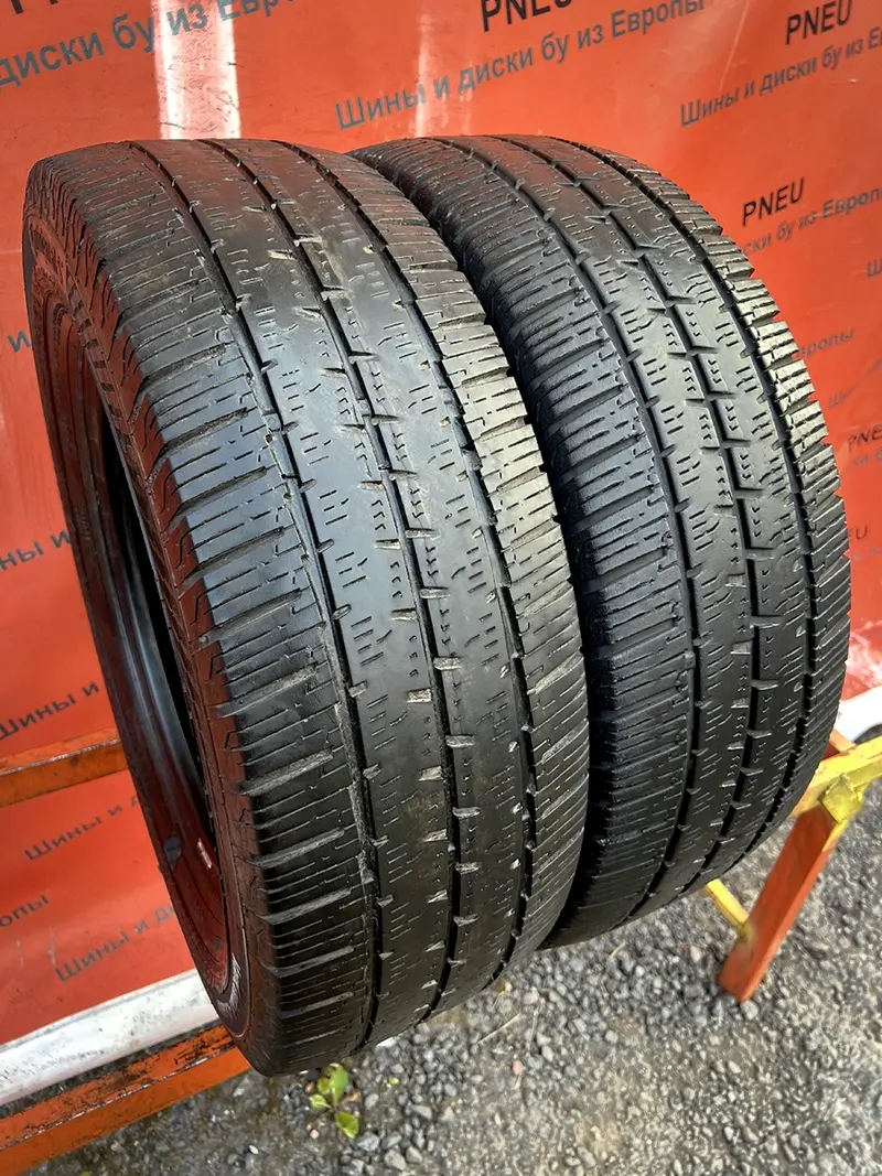 Пара б/у шин 225/65 R16C Continental VanContact 4Season